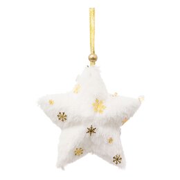 Hanger ster H12,5cm goud