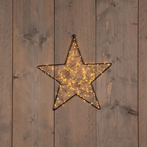 Hanger ster H36cm 160Led classic warm