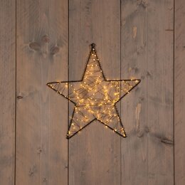 Hanger ster H36cm 160Led classic warm