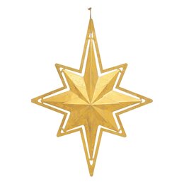 Hanger ster H45cm metaal goud