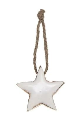 Hanger ster hout wit