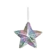 Hanger ster sequin 10cm