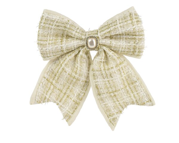 Hanger strik 18x21cm Chic creme