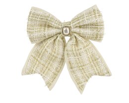 Hanger strik 18x21cm Chic creme