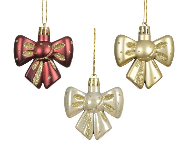 Hanger strik 2x6cm kunststof 3ass