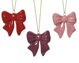 Hanger strik 6x5cm paars 3ass