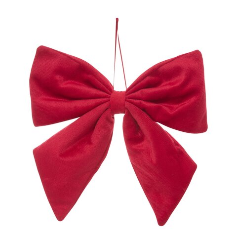 Hanger strik H30cm Tartan rood