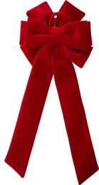 Hanger strik H72cm rood