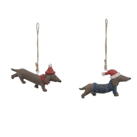 Hanger teckel 10cm 2ass