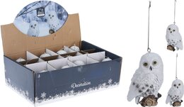 Hanger uil 10cm 2ass