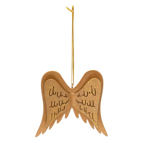 Hanger vleugels H11cm goud