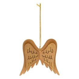 Hanger vleugels H11cm goud