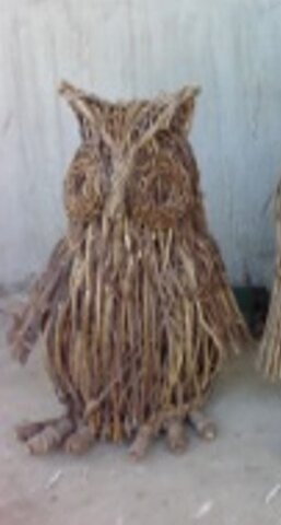 Hibou tissé 50cm - image 1