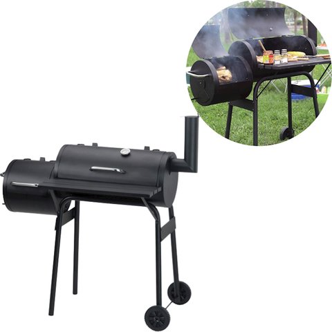 Houtskoolbarbecue KANSAS -  1150x650x1160mm 