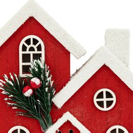 Huis H18cm 6Led - afbeelding 2