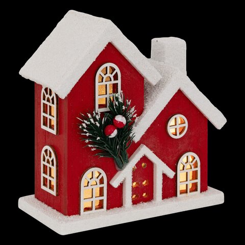 Huis H18cm 6Led