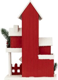 Huis H36cm 14Led - afbeelding 5