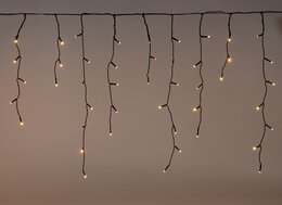 icicle lights zwart 180L/360x60cm classic