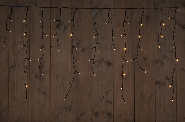 Icicle lights zwart 360L/720x60cm led classic