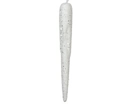 Ijspegel H24cm foam wit