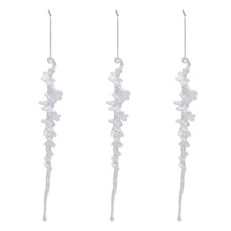 Ijspegel H25cm kunststof 3stuks