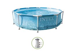 Metal Frame pool Beachside 305x76cm - Inclusief filterpomp