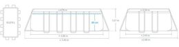 INTEX Prism Frame Zwembad 488x244x107cm - afbeelding 3