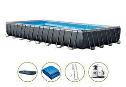 Intex Ultra XTR Frame Pool avec filtre à sable 975x488x132 cm