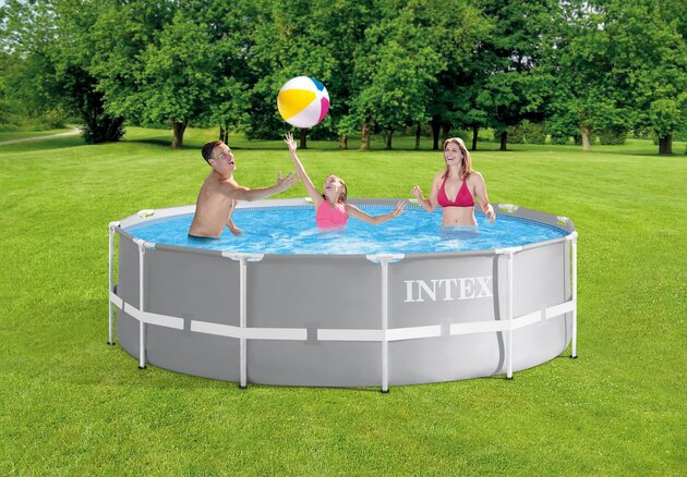 Prism Frame Pool Zwembadset Ø366X99cm - Inclusief Filterpomp+trap - Opzetzwembad - afbeelding 7
