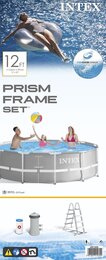 Prism Frame Pool Zwembadset Ø366X99cm - Inclusief Filterpomp+trap - Opzetzwembad - afbeelding 8