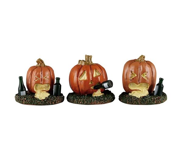 jolly pumpkins, set of 3