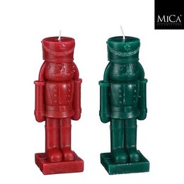 Kaars Notenkraker 5xH16cm 2ass