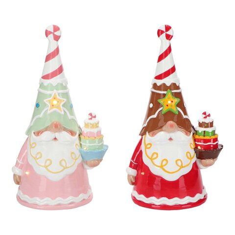 Kabouter 14x11x26cm Led 2ass