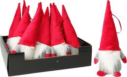 Kabouter 8x22cm rood