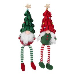 Kabouter hangend benen 15x10x50cm 2ass