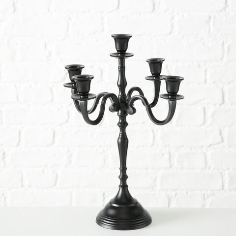 Kandelaar Victoria D41xH30cm zwart