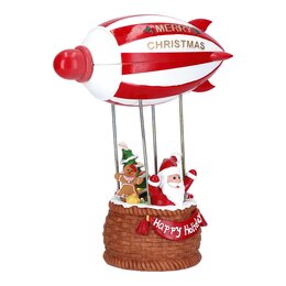 Kerst luchtballon 19x21cm Led