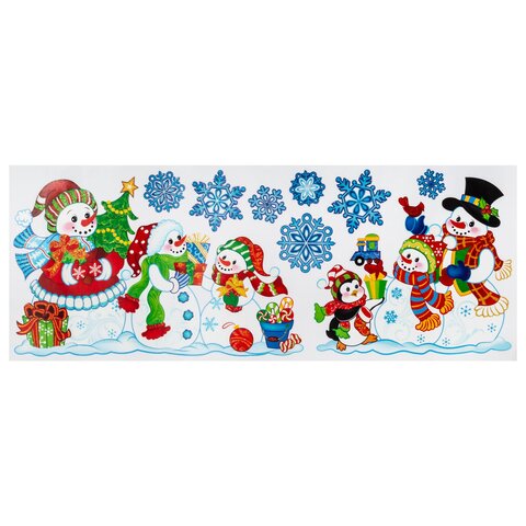 Kerst raamdecoratie L60cm