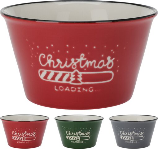 Kerst schaal 500ml New Bone porselein