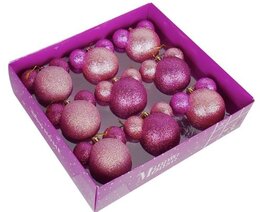 Kerstbal Minnie 9st oor