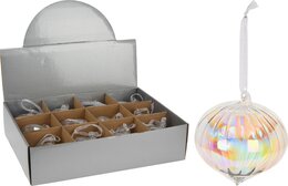 kerstbal ui streep 8cm