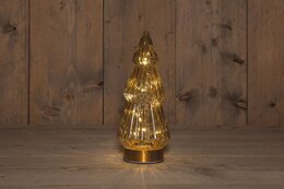 Kerstboom 10x23cm  10Led amber