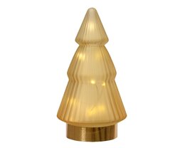Kerstboom 15L 10x19cm goud
