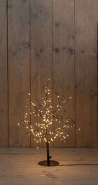 Kerstboom 240Led H60cm zwart classic warm