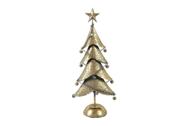Kerstboom Balas 24x13x55cm goud