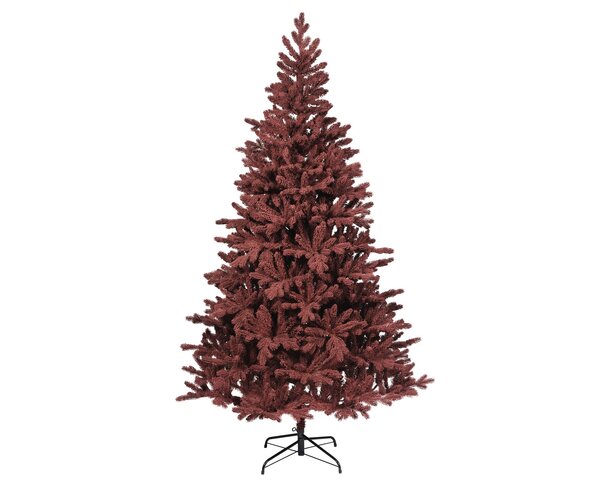 Kerstboom Burgundy fir D112xH180cm rood