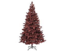 Kerstboom Burgundy fir D112xH180cm rood