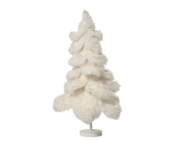 Kerstboom D35xH60cm bont wit