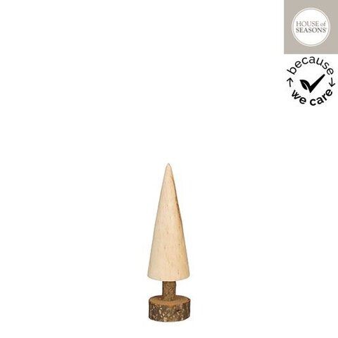Kerstboom D3xH12cm hout