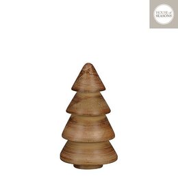 Kerstboom D8xH15cm bruin